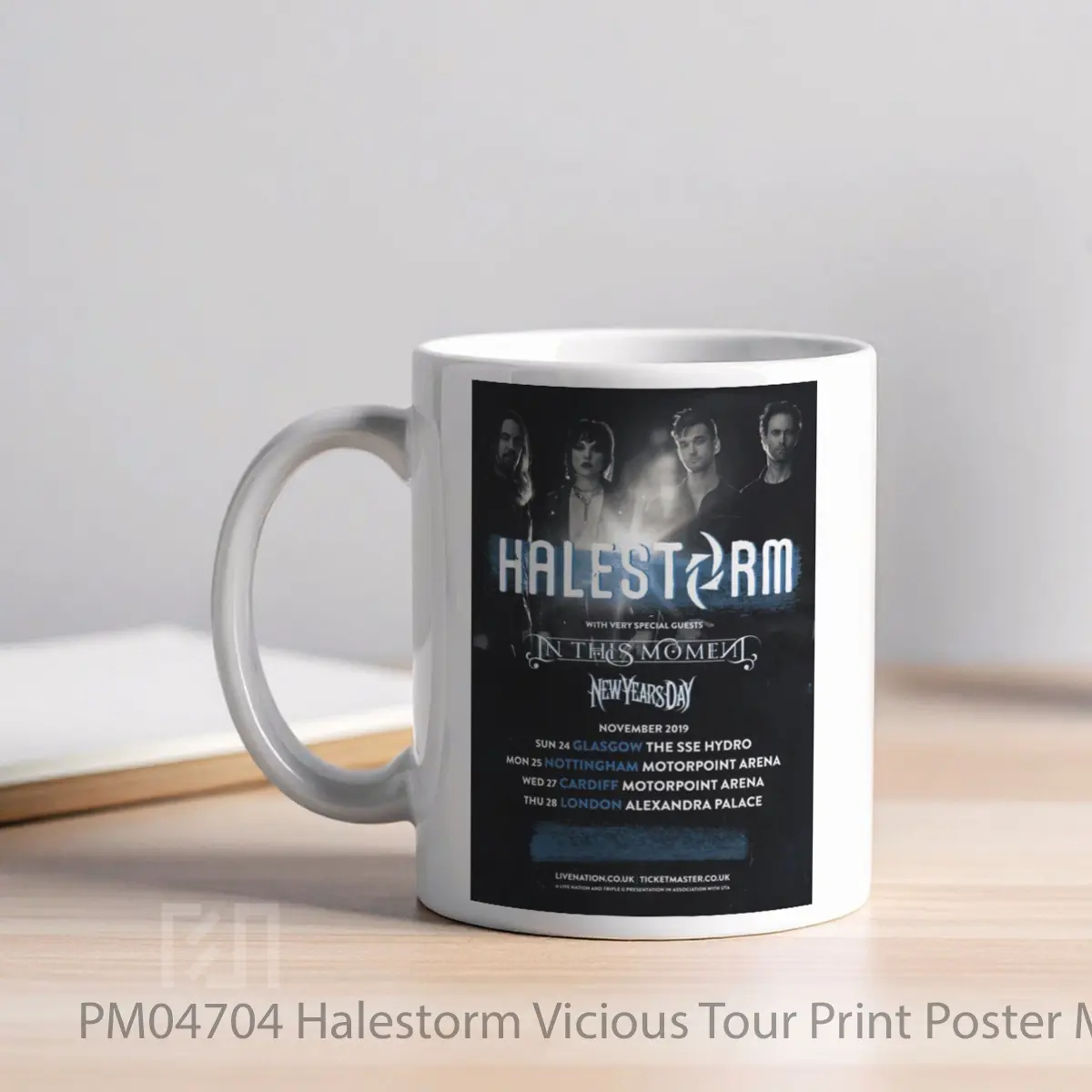 Mug Halestorm Vicious Tour Print MPM04704 - All-side / Desain