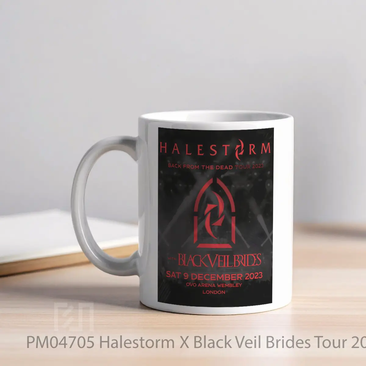 Mug Halestorm X Black Veil Brides Tour 2023 London MPM04705 - All-side / Desain