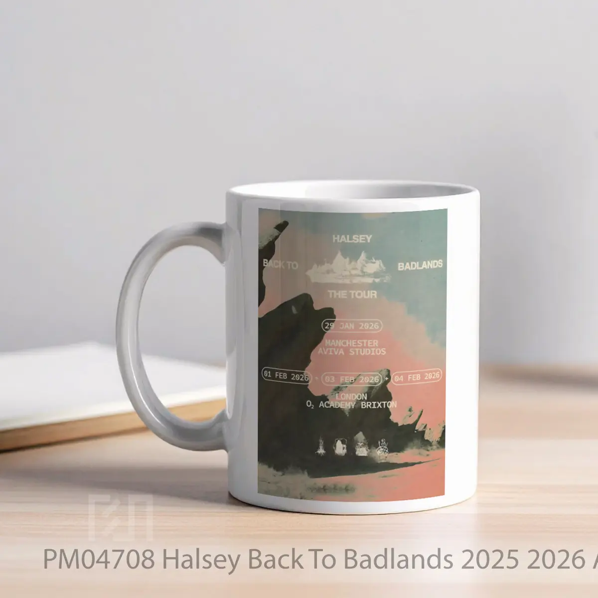 Mug Halsey Back To Badlands 2025 2026 Anniver MPM04708 - All-side / Desain