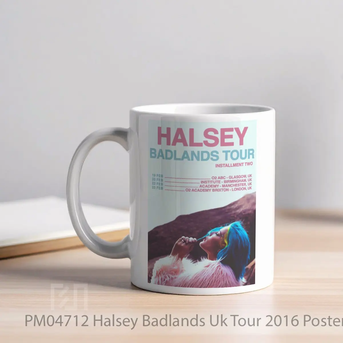 Mug Halsey Badlands Uk Tour 2016 MPM04712 - All-side / Desain