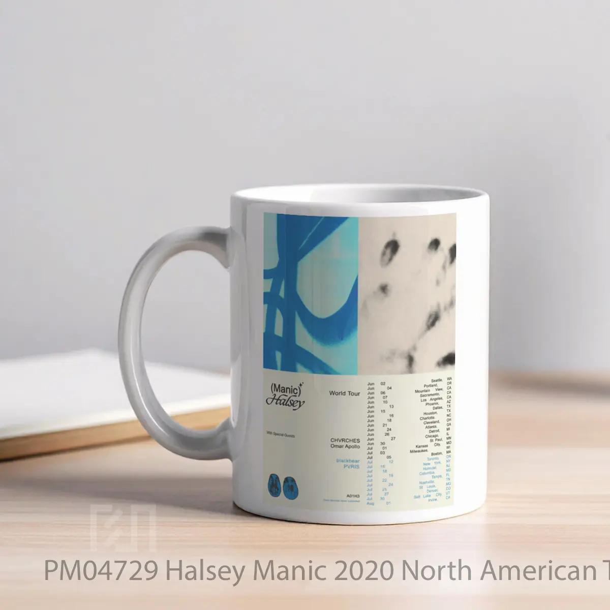 Mug Halsey Manic 2020 North American Tour 1 MPM04729 - All-side / Desain