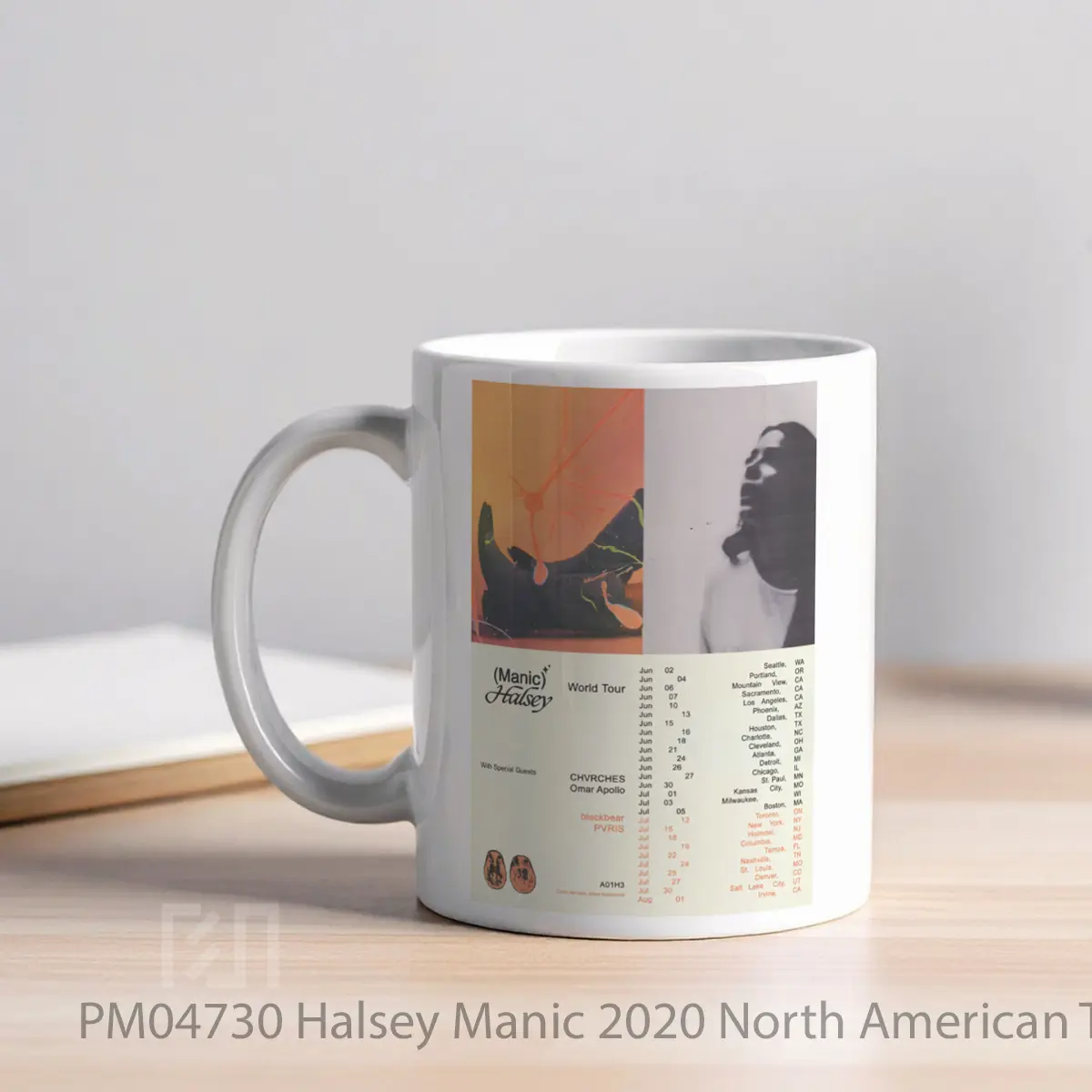 Mug Halsey Manic 2020 North American Tour MPM04730 - All-side / Desain