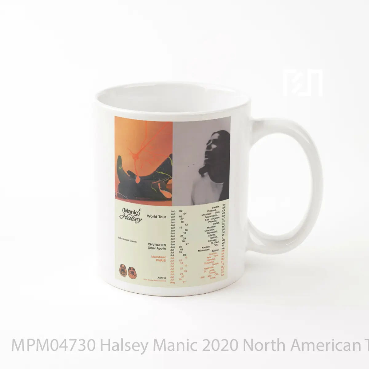 Mug Halsey Manic 2020 North American Tour MPM04730