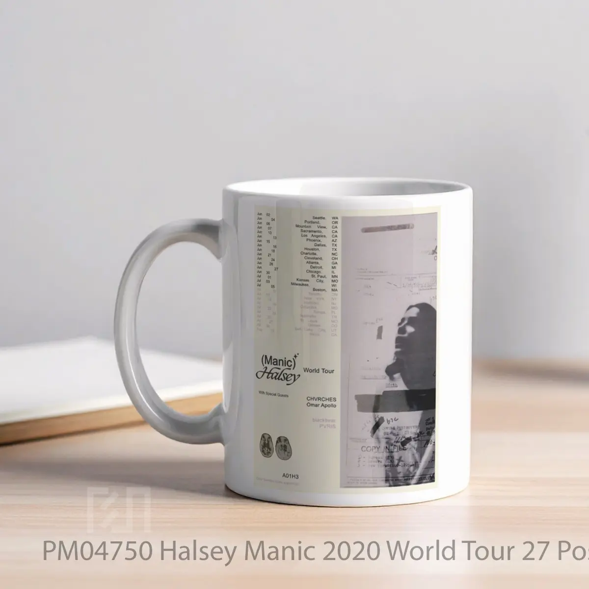 Mug Halsey Manic 2020 World Tour 27 MPM04750 - All-side / Desain