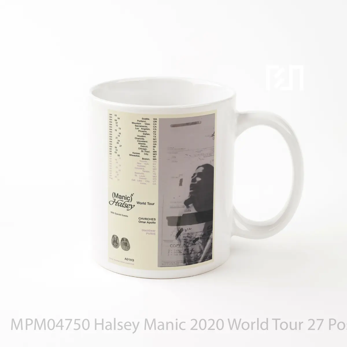 Mug Halsey Manic 2020 World Tour 27 MPM04750
