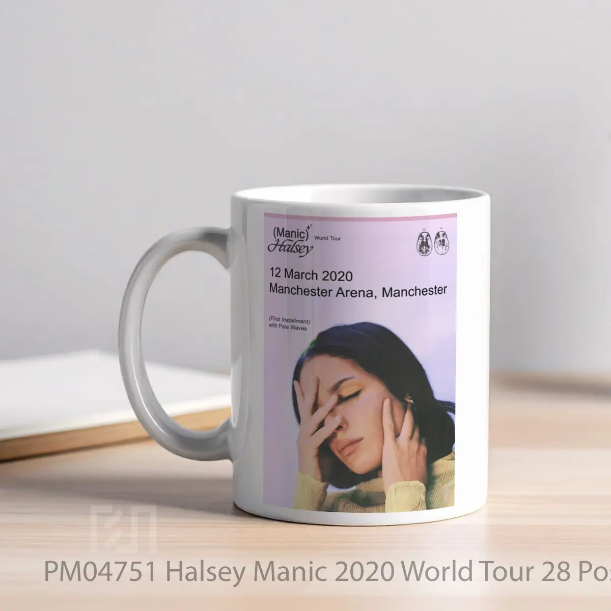 Mug Halsey Manic 2020 World Tour 28 MPM04751 - All-side / Desain