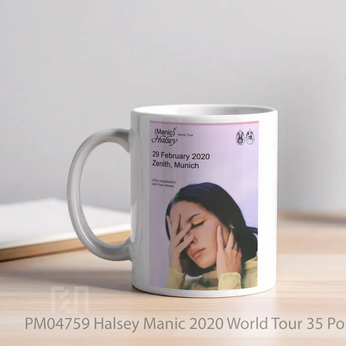 Mug Halsey Manic 2020 World Tour 35 MPM04759 - All-side / Desain