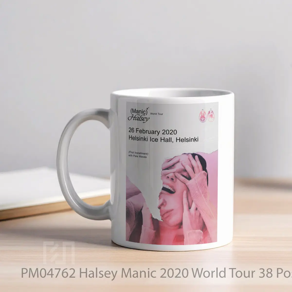 Mug Halsey Manic 2020 World Tour 38 MPM04762 - All-side / Desain