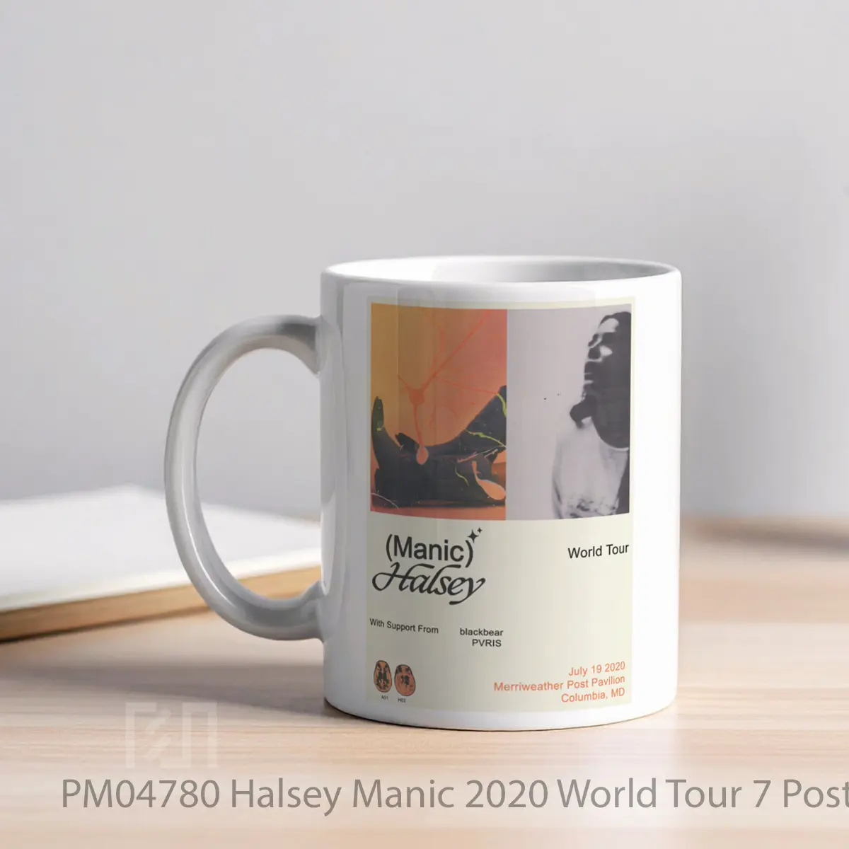 Mug Halsey Manic 2020 World Tour 7 MPM04780 - All-side / Desain