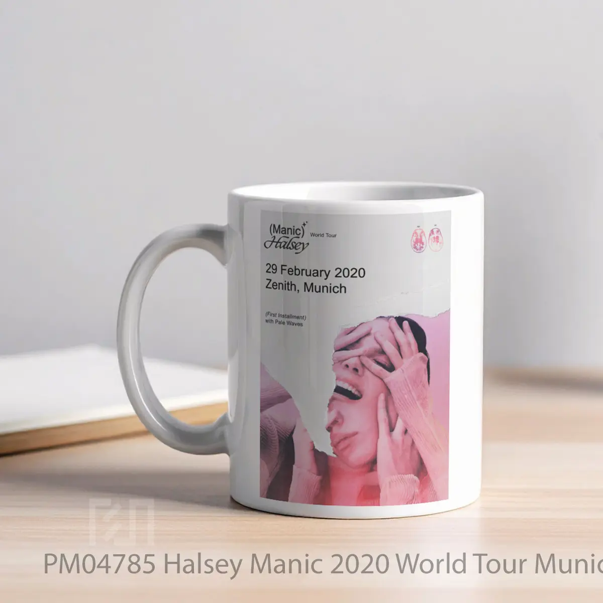 Mug Halsey Manic 2020 World Tour Munich Kulturhalle Zenith Versi 2 MPM04785 - All-side / Desain