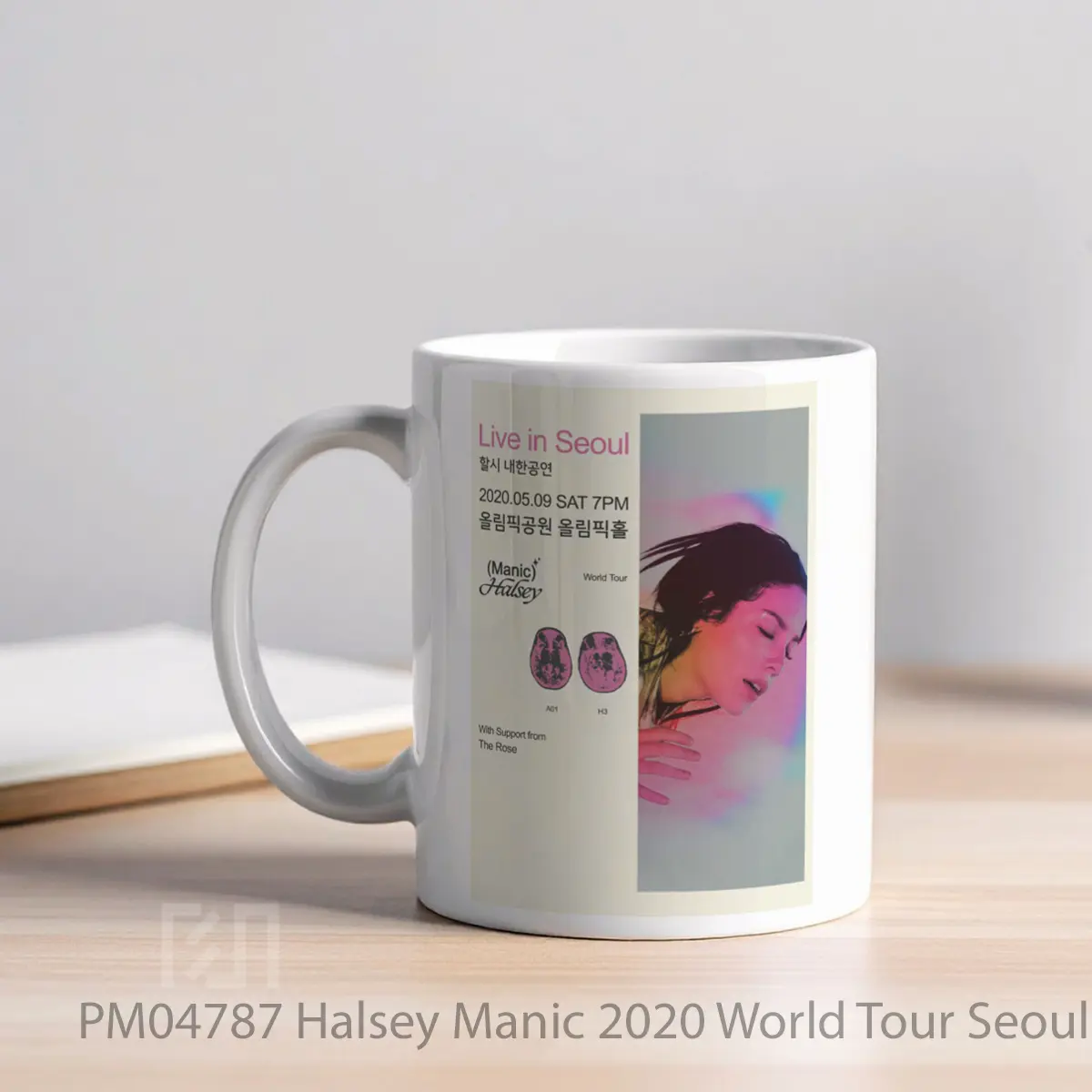 Mug Halsey Manic 2020 World Tour Seoul Olympic Hall MPM04787 - All-side / Desain