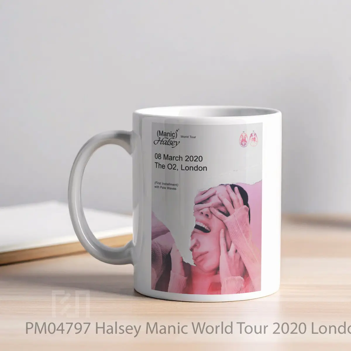 Mug Halsey Manic World Tour 2020 London MPM04797 - All-side / Desain