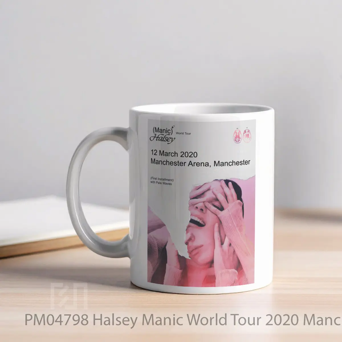 Mug Halsey Manic World Tour 2020 Manchester MPM04798 - All-side / Desain