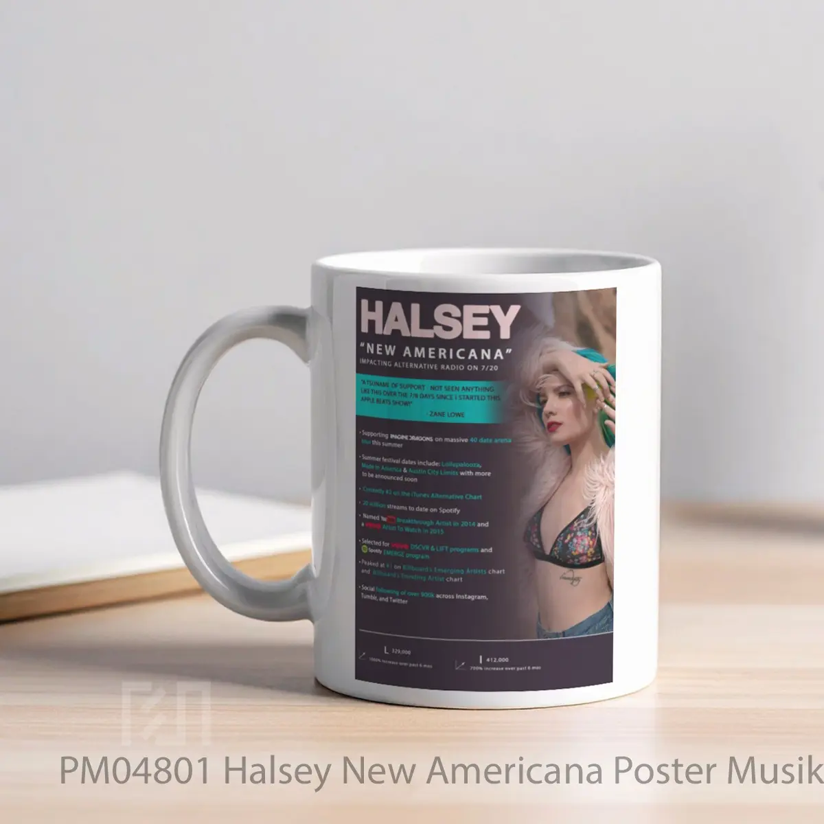 Mug Halsey New Americana MPM04801 - All-side / Desain