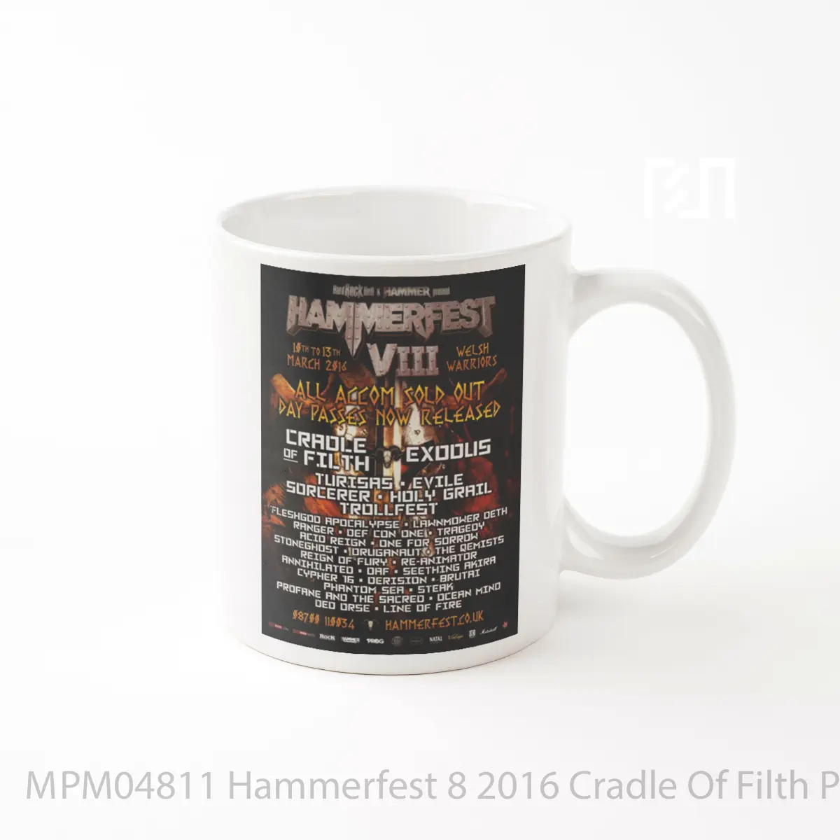 Mug Hammerfest 8 2016 Cradle Of Filth MPM04811