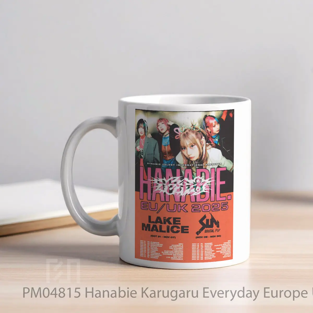 Mug Hanabie Karugaru Everyday Europe Uk Tour 2026 MPM04815 - All-side / Desain