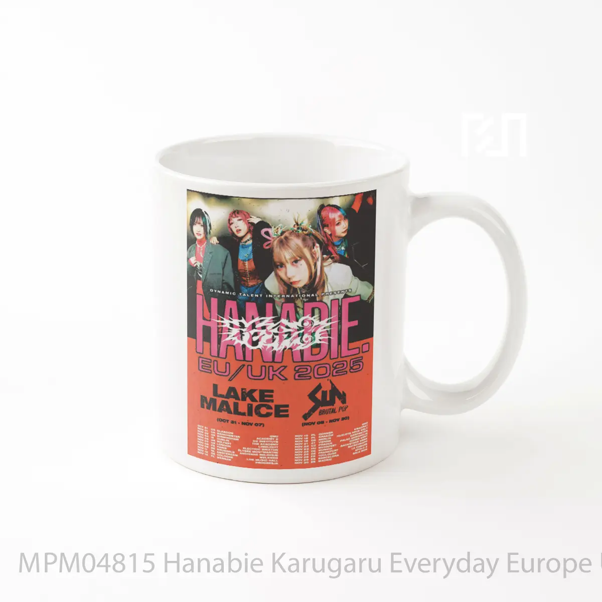 Mug Hanabie Karugaru Everyday Europe Uk Tour 2026 MPM04815