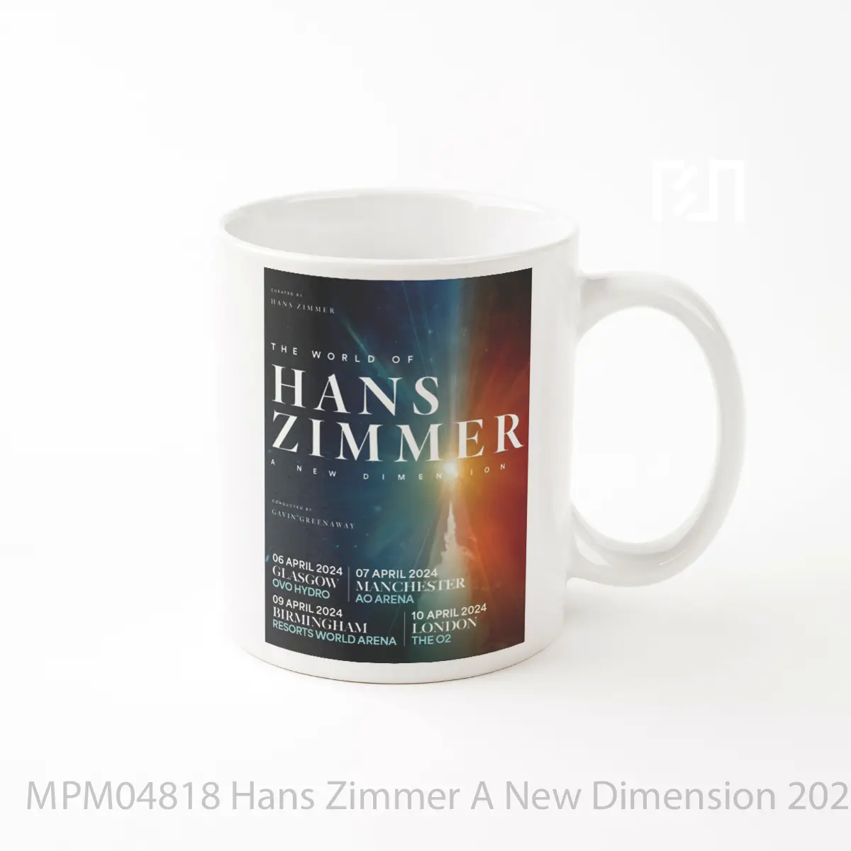 Mug Hans Zimmer A New Dimension 2024 Uk Arena Tour Pos MPM04818