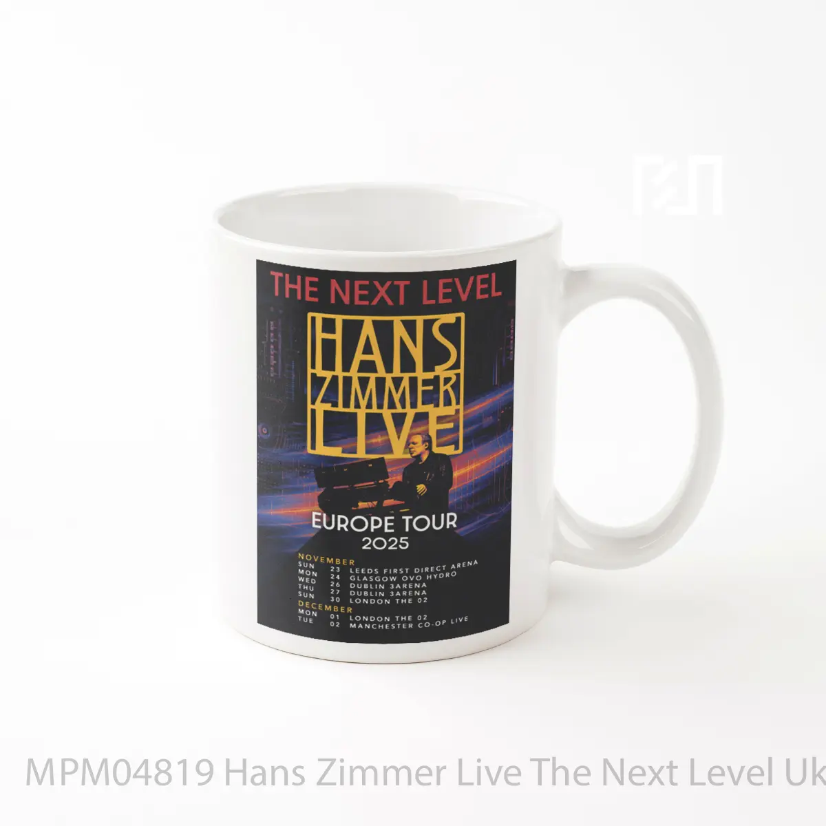 Mug Hans Zimmer Live The Next Level Uk Arena Tour 2025 MPM04819