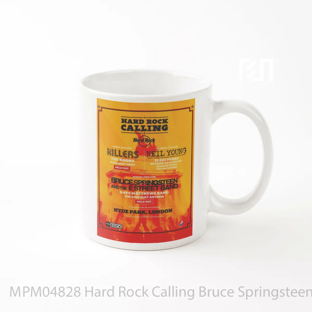 Mug Hard Rock Calling Bruce Springsteen The Killers MPM04828