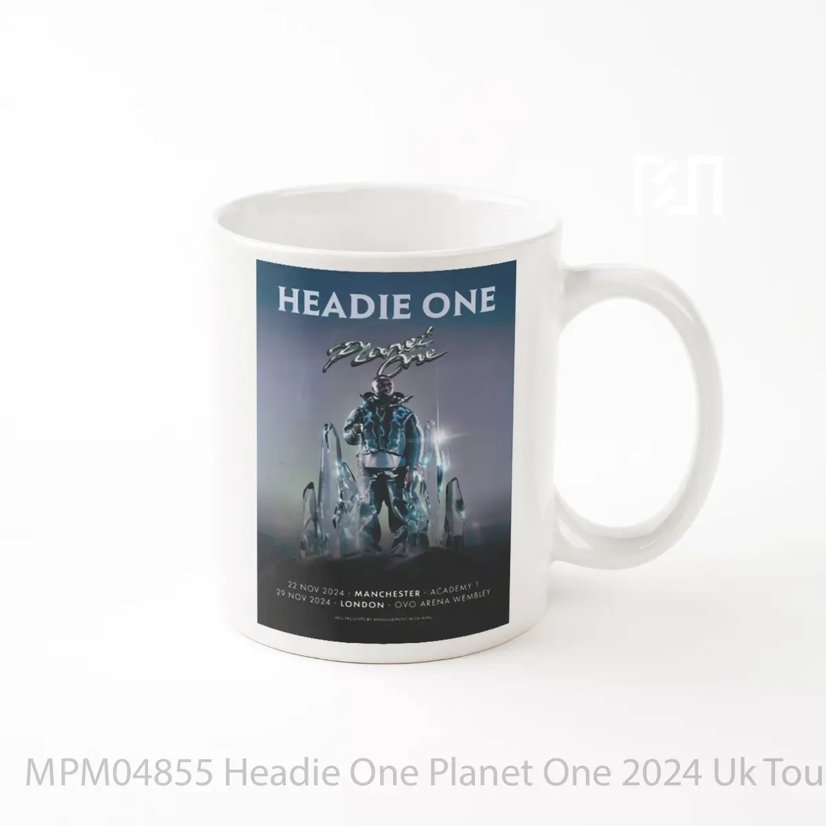 Mug Headie One Planet One 2024 Uk Tour MPM04855
