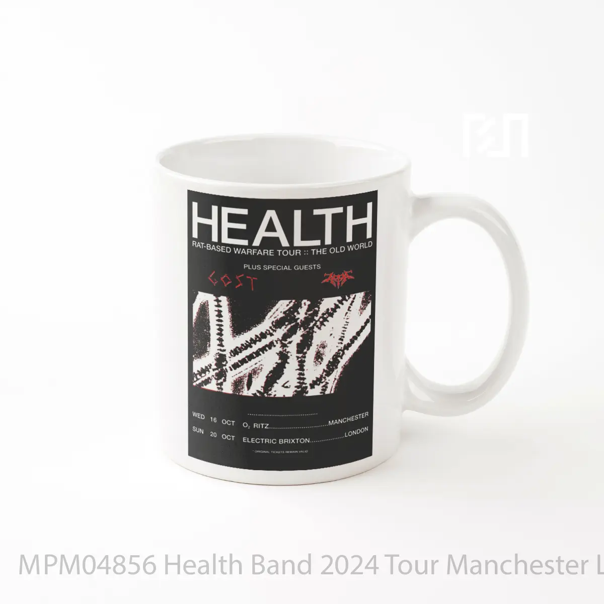Mug Health Band 2024 Tour Manchester London MPM04856