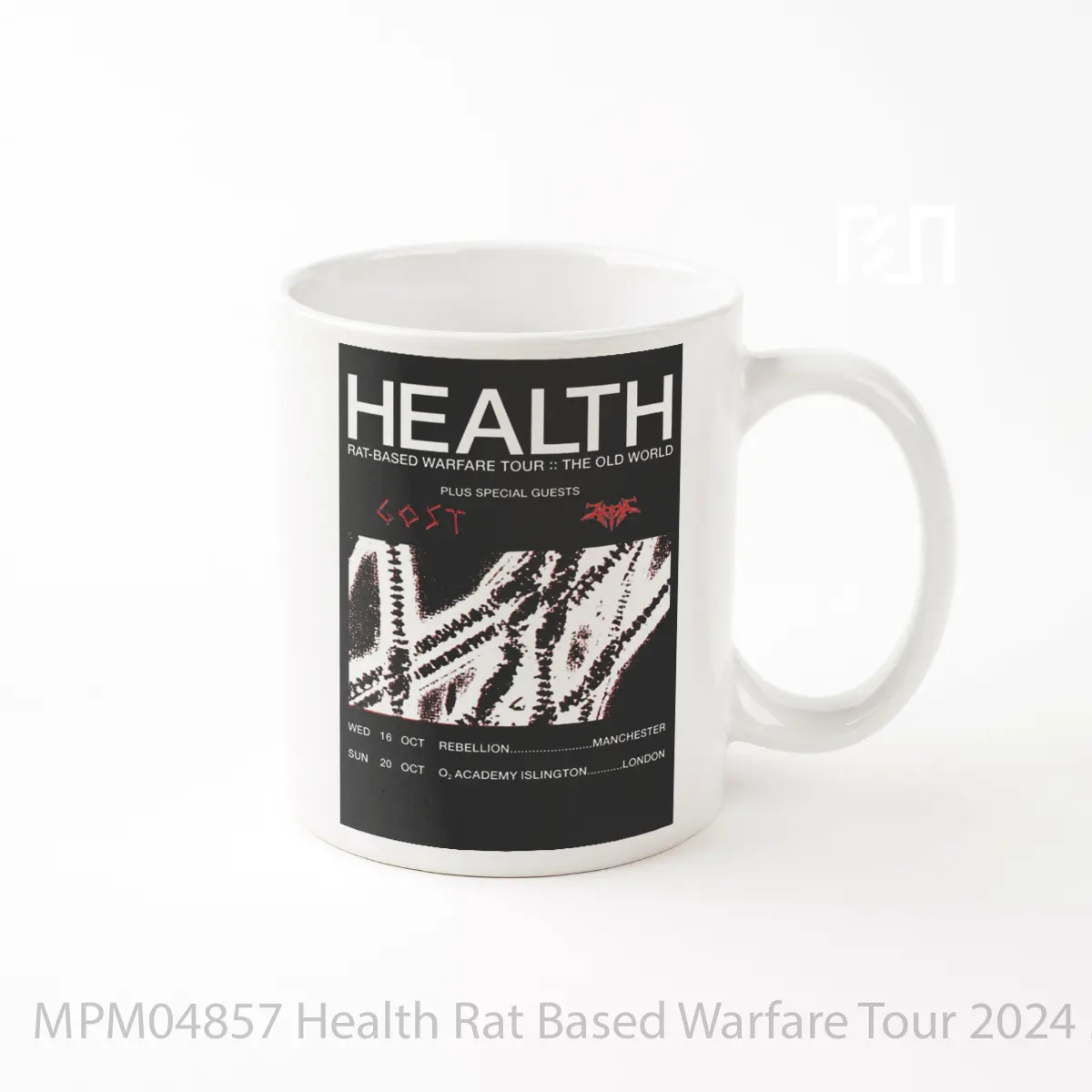 Mug Health Rat Based Warfare Tour 2024 Manchester MPM04857