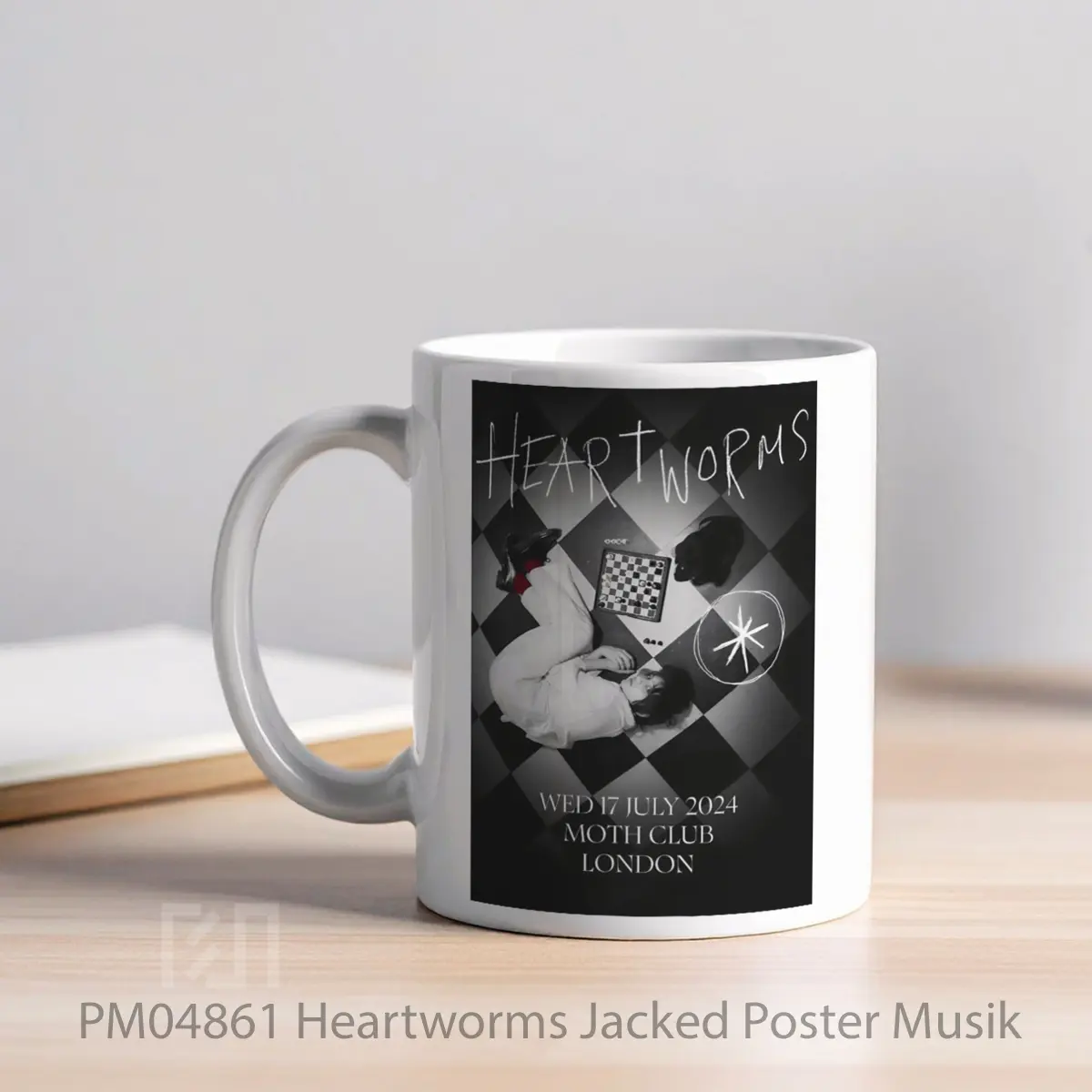 Mug Heartworms Jacked MPM04861 - All-side / Desain