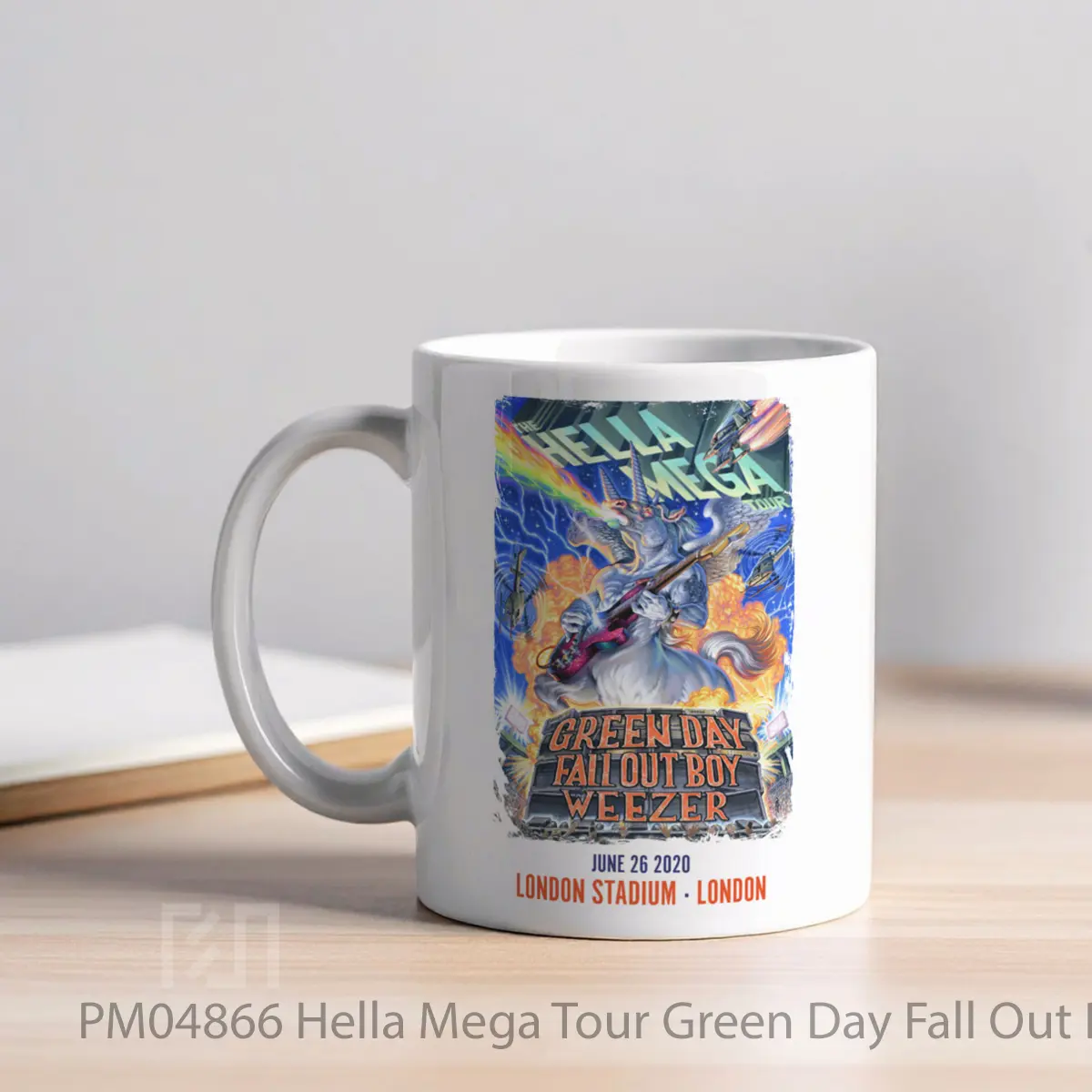 Mug Hella Mega Tour Green Day Fall Out Boy Weezer MPM04866 - All-side / Desain