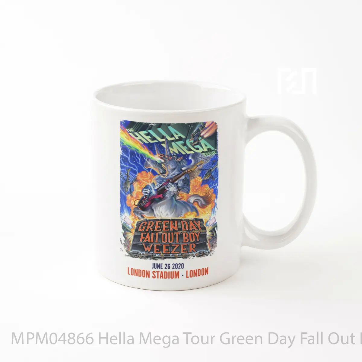 Mug Hella Mega Tour Green Day Fall Out Boy Weezer MPM04866