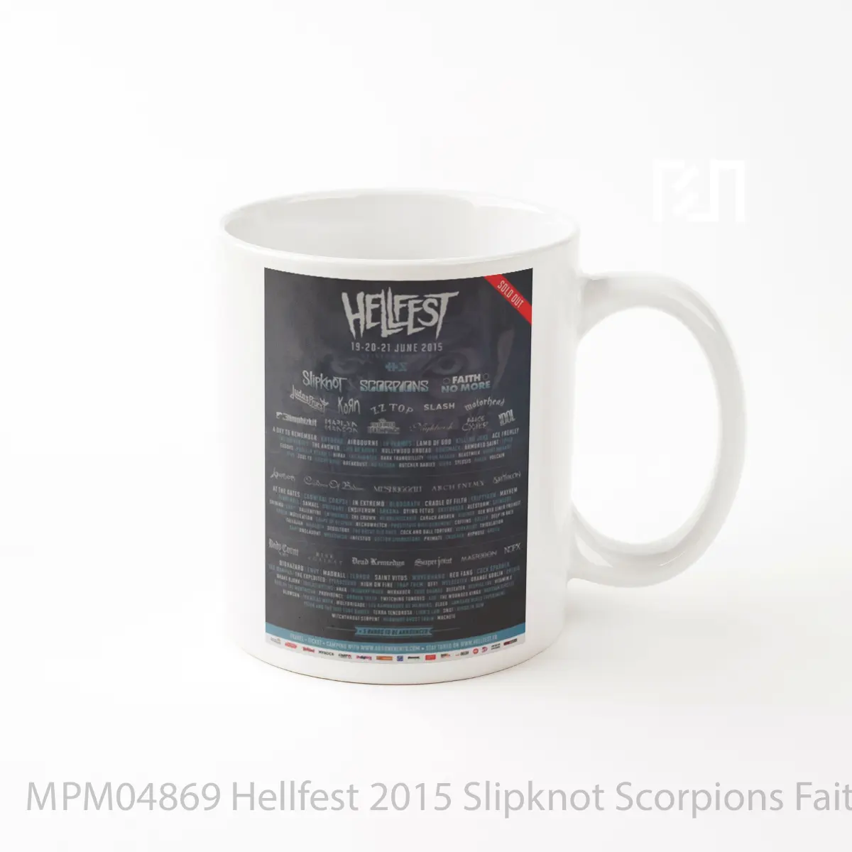 Mug Hellfest 2015 Slipknot Scorpions Faith No More MPM04869