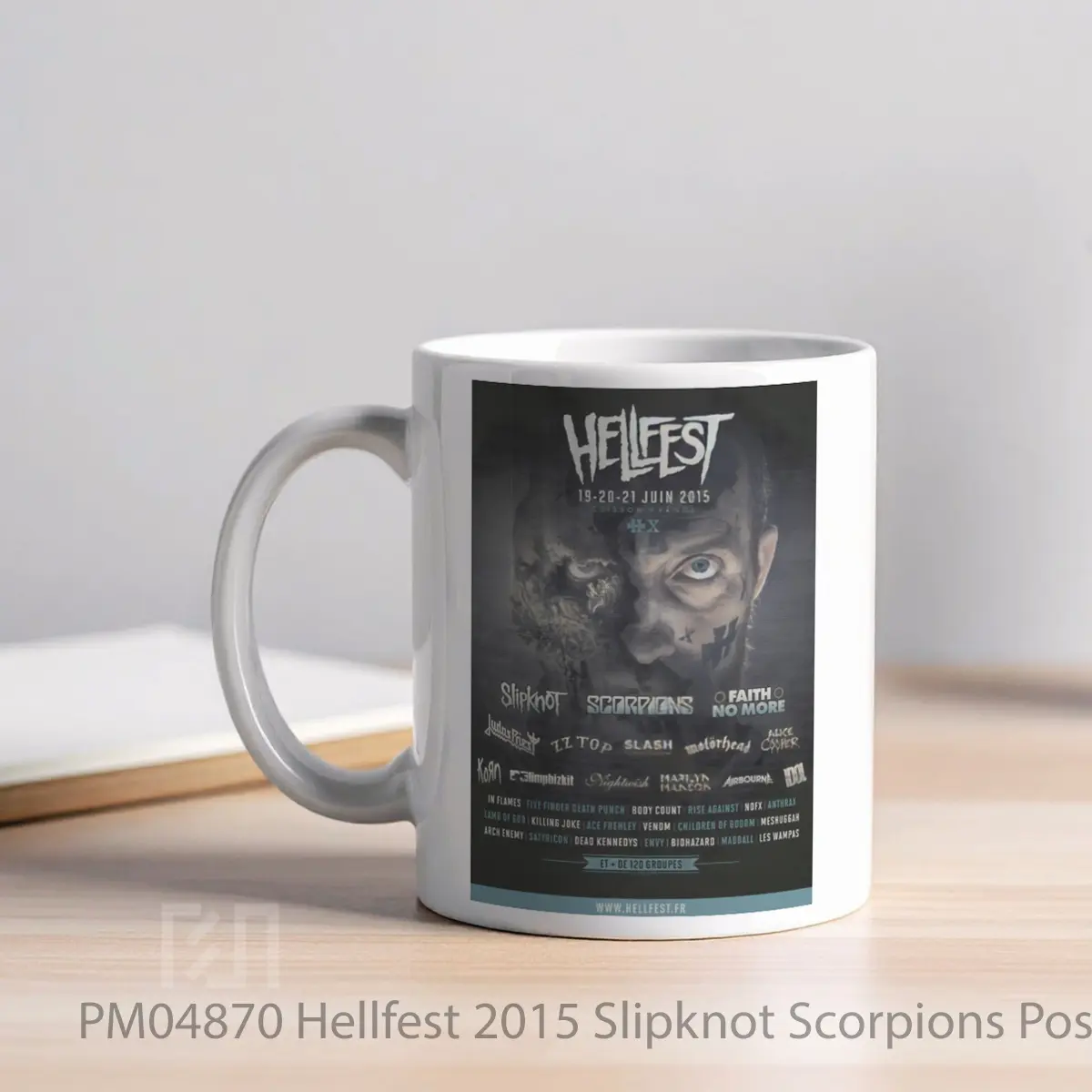 Mug Hellfest 2015 Slipknot Scorpions MPM04870 - All-side / Desain