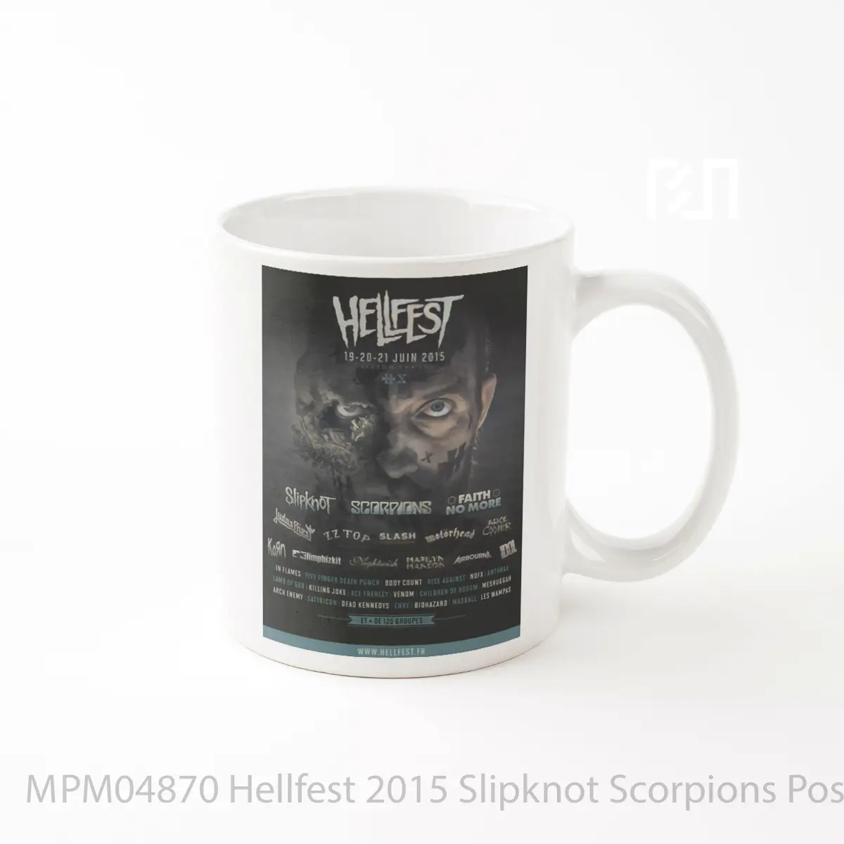 Mug Hellfest 2015 Slipknot Scorpions MPM04870