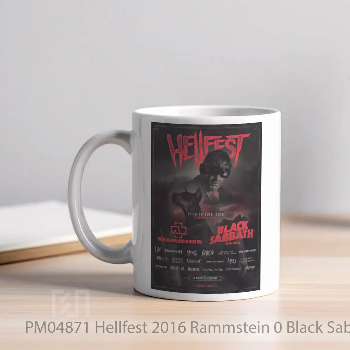 Mug Hellfest 2016 Rammstein 0 Black Sabbath MPM04871 - All-side / Desain