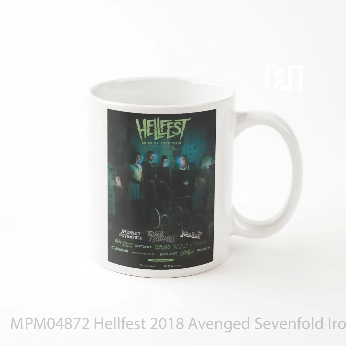 Mug Hellfest 2018 Avenged Sevenfold Iron Maiden 1 MPM04872