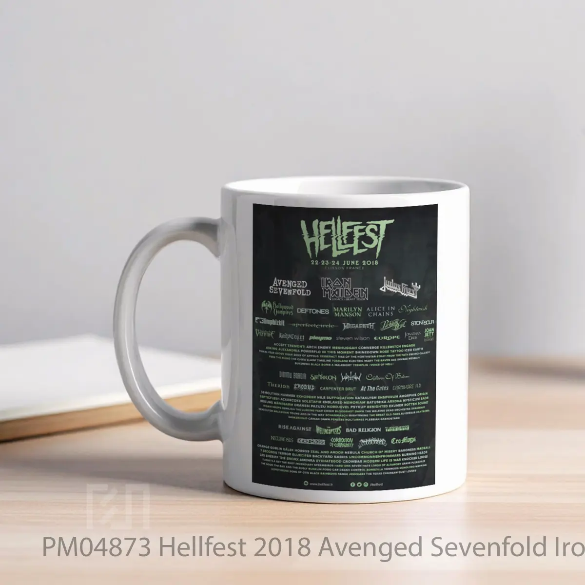 Mug Hellfest 2018 Avenged Sevenfold Iron Maiden MPM04873 - All-side / Desain