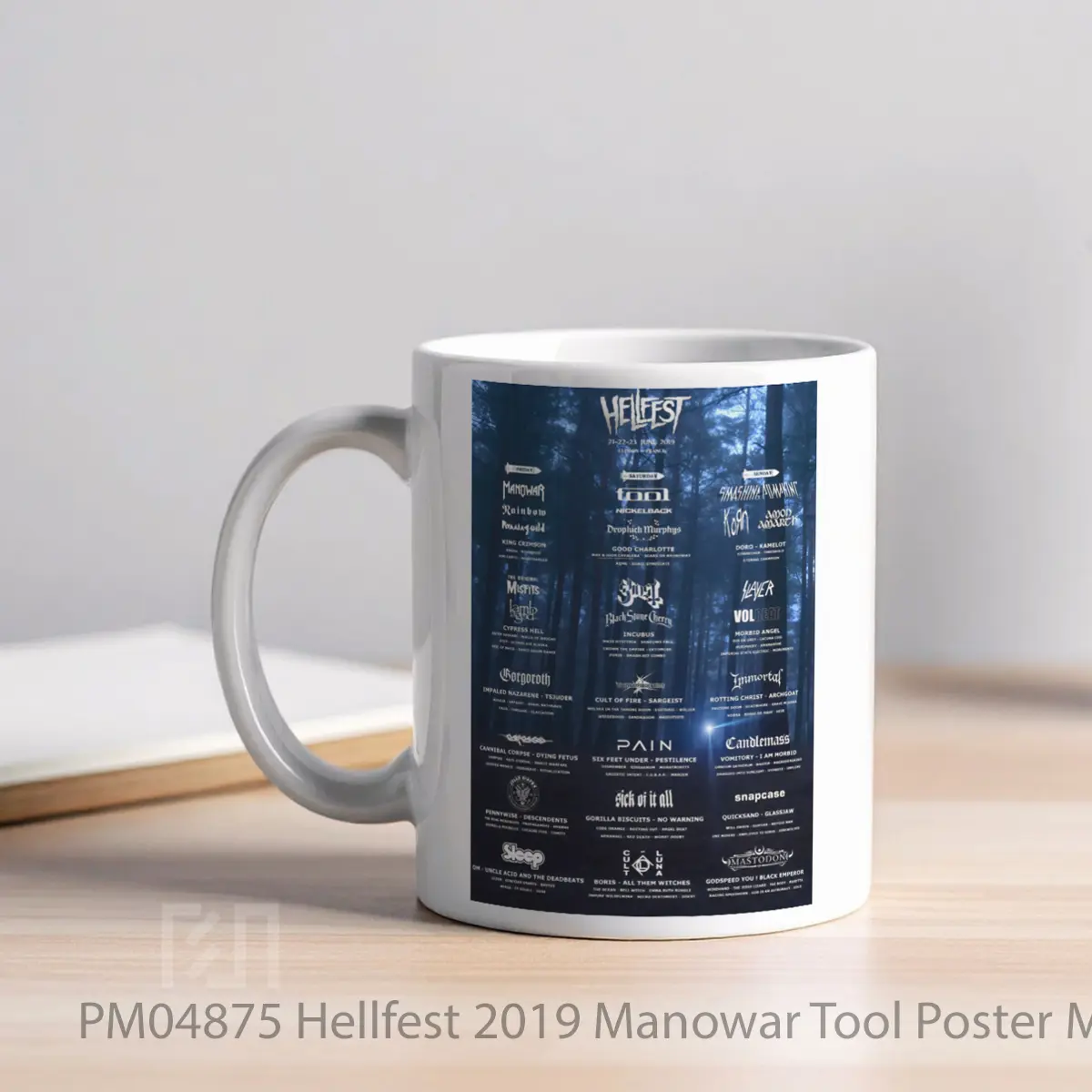 Mug Hellfest 2019 Manowar Tool MPM04875 - All-side / Desain