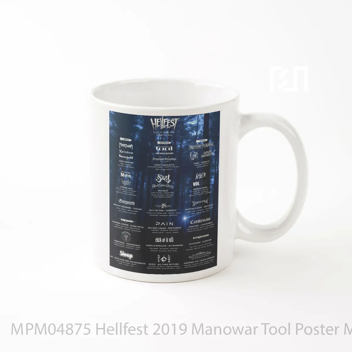 Mug Hellfest 2019 Manowar Tool MPM04875