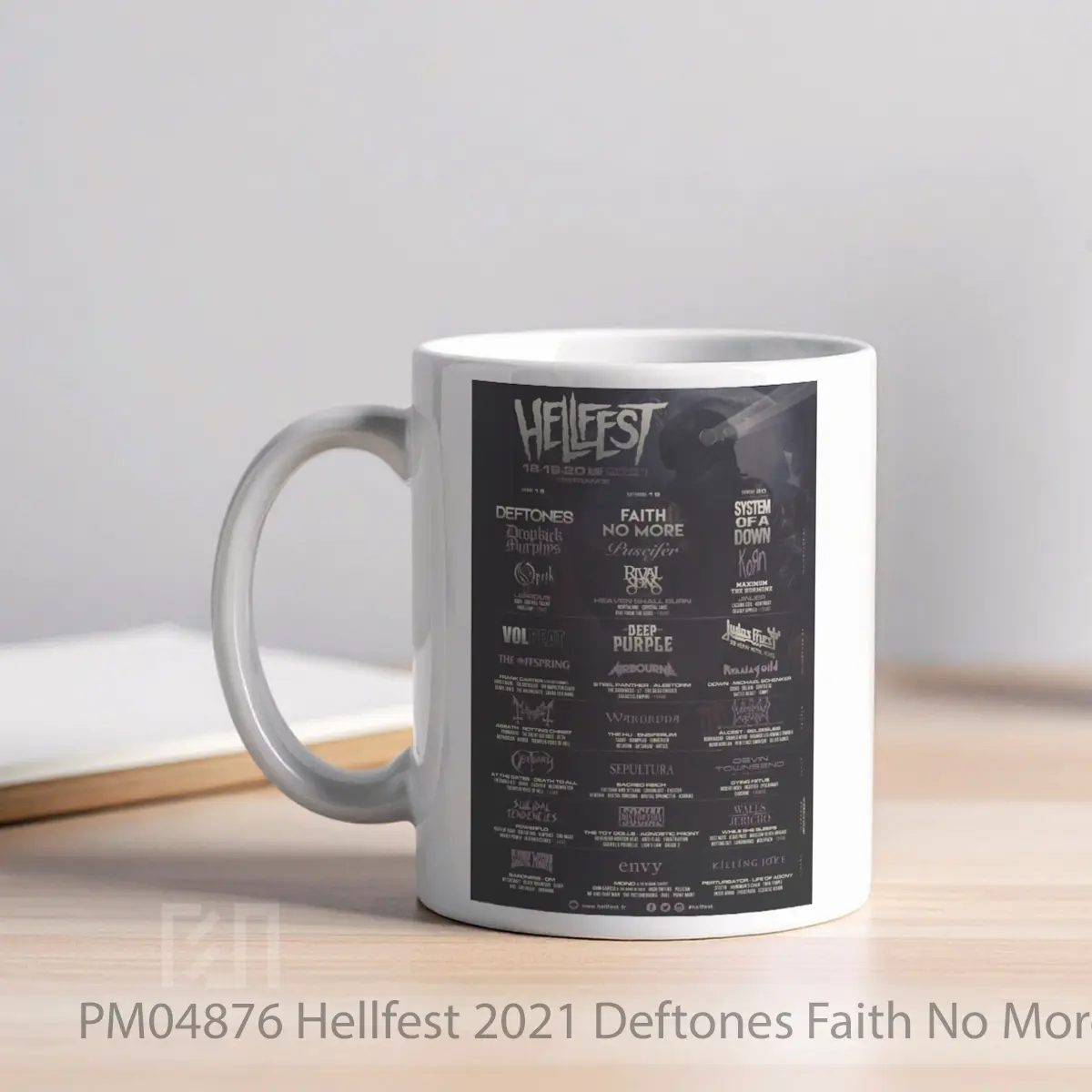 Mug Hellfest 2021 Deftones Faith No More MPM04876 - All-side / Desain