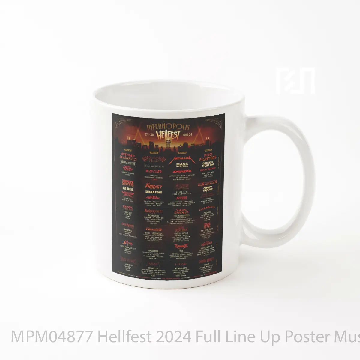 Mug Hellfest 2024 Full Line Up MPM04877