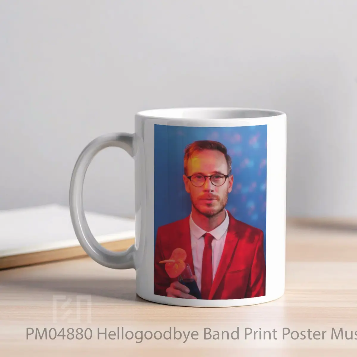 Mug Hellogoodbye Band Print MPM04880 - All-side / Desain