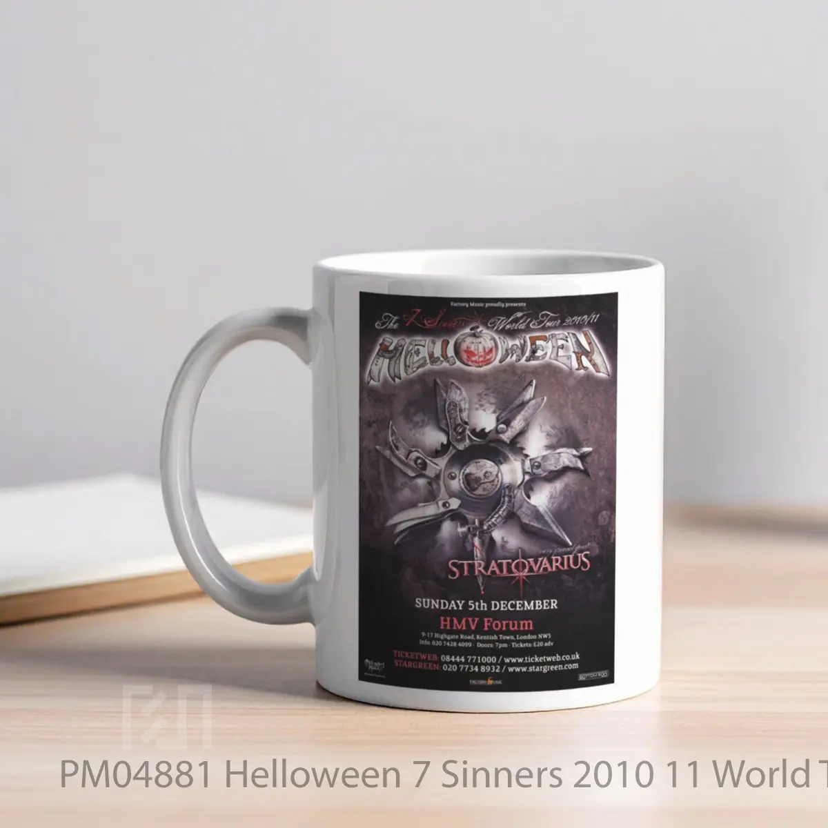 Mug Helloween 7 Sinners 2010 11 World Tour MPM04881 - All-side / Desain