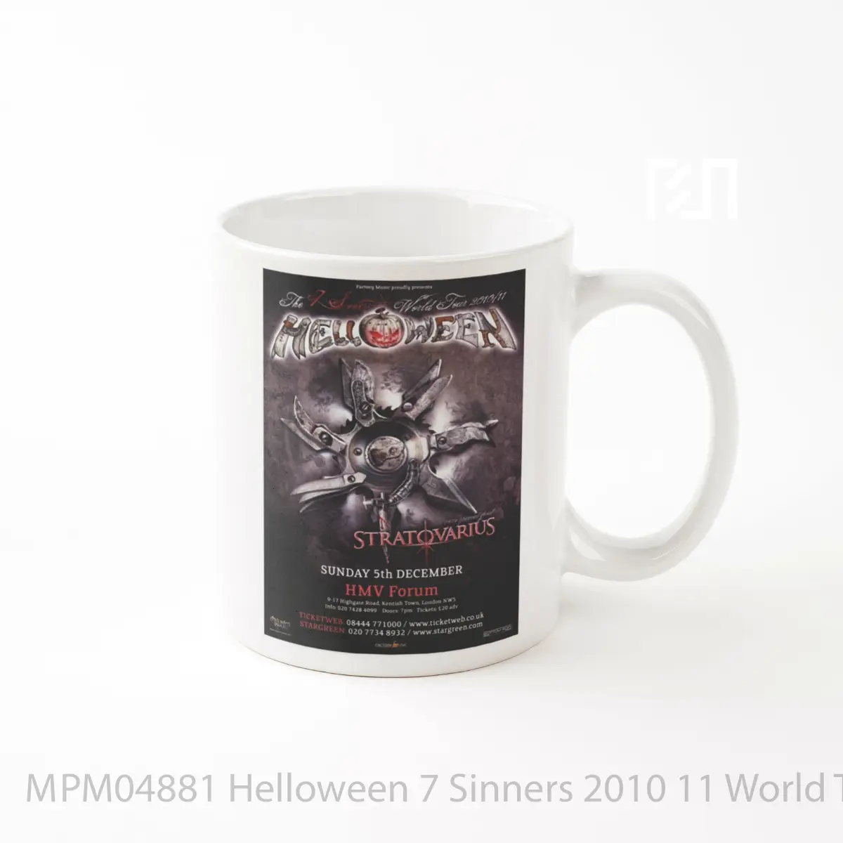 Mug Helloween 7 Sinners 2010 11 World Tour MPM04881