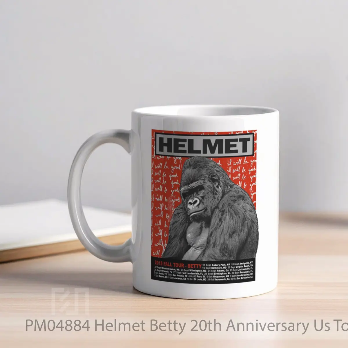 Mug Helmet Betty 20th Anniversary Us Tour 2015 MPM04884 - All-side / Desain