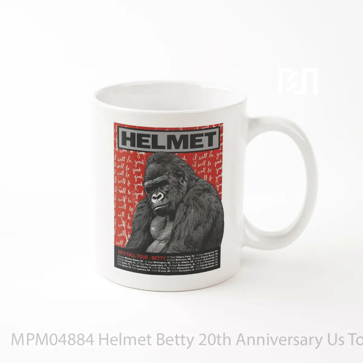 Mug Helmet Betty 20th Anniversary Us Tour 2015 MPM04884