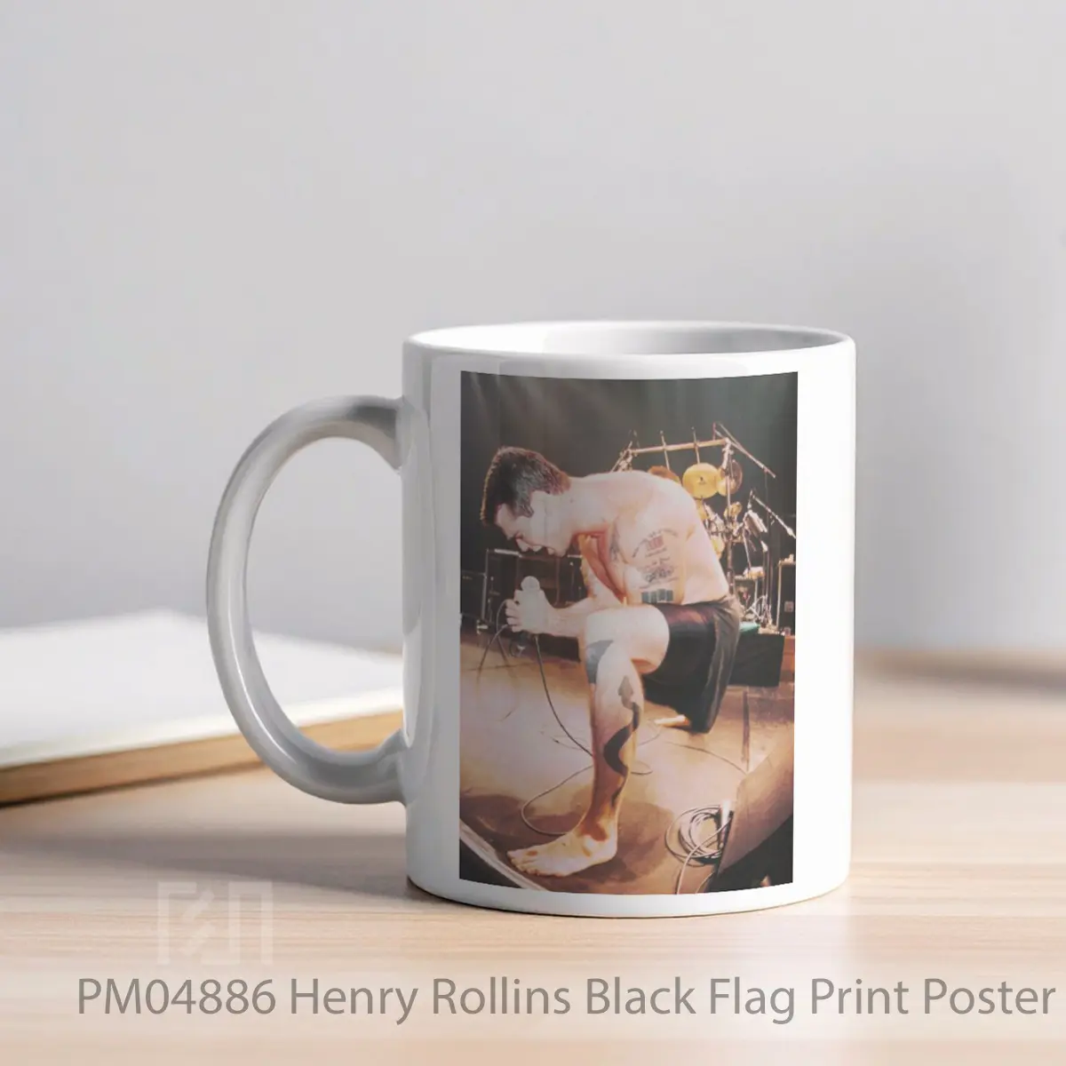 Mug Henry Rollins Black Flag Print MPM04886 - All-side / Desain