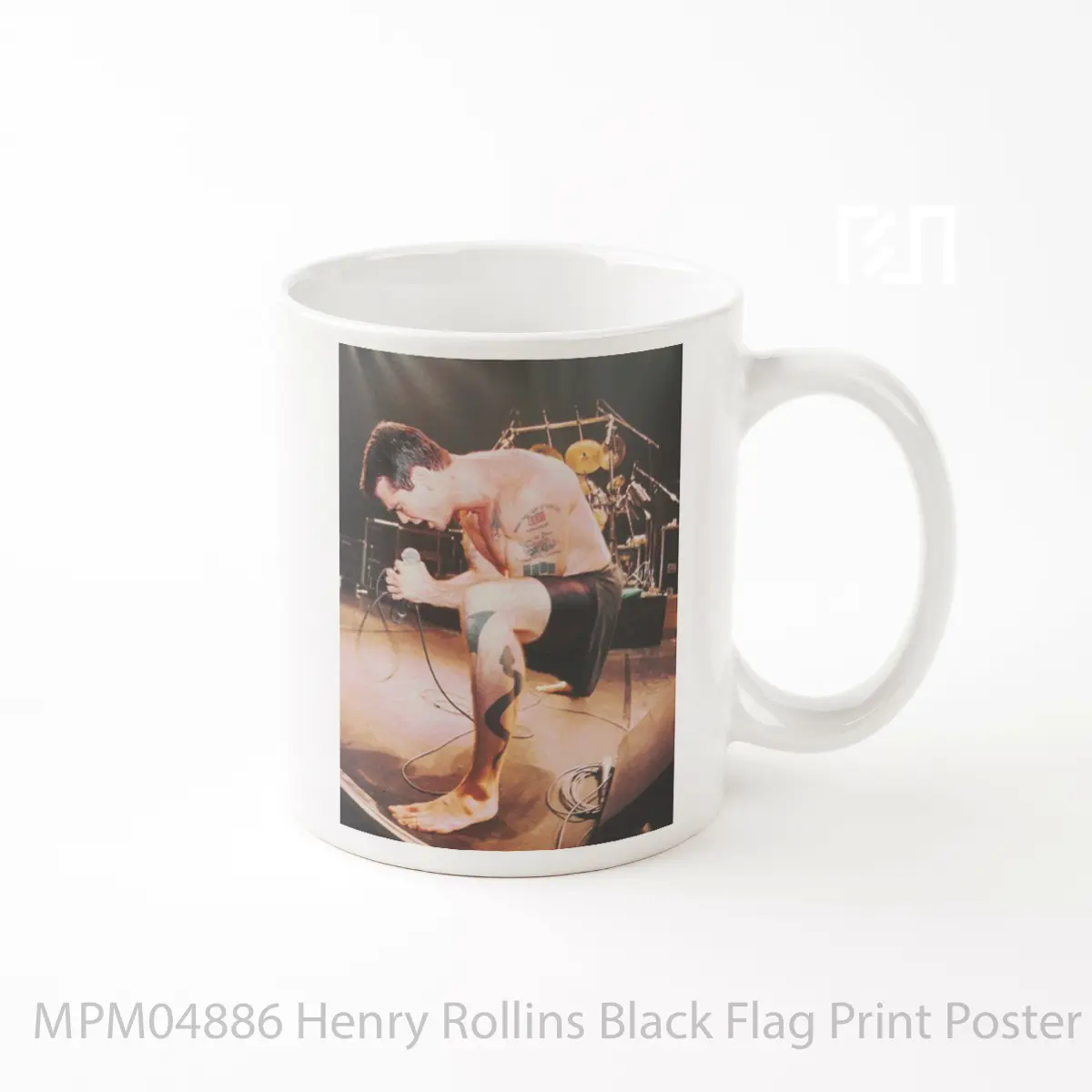 Mug Henry Rollins Black Flag Print MPM04886