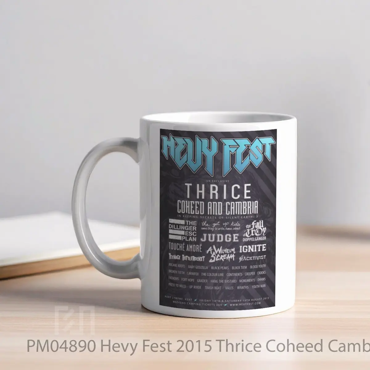 Mug Hevy Fest 2015 Thrice Coheed Cambria MPM04890 - All-side / Desain