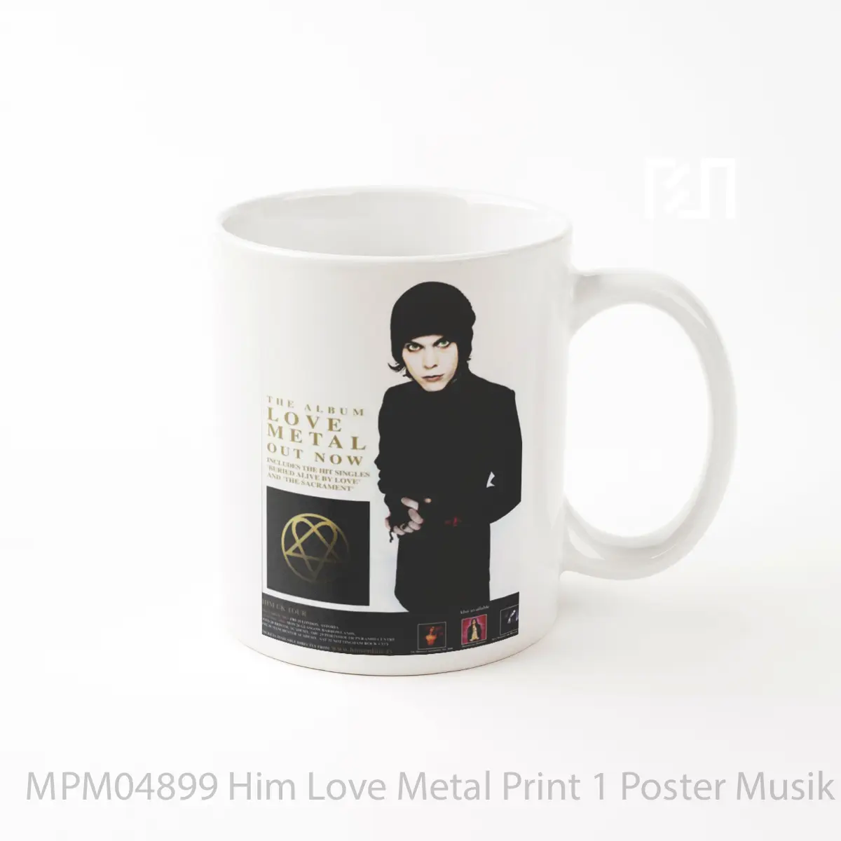 Mug Him Love Metal Print 1 MPM04899