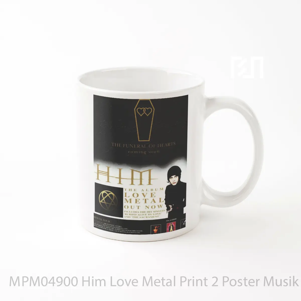 Mug Him Love Metal Print 2 MPM04900